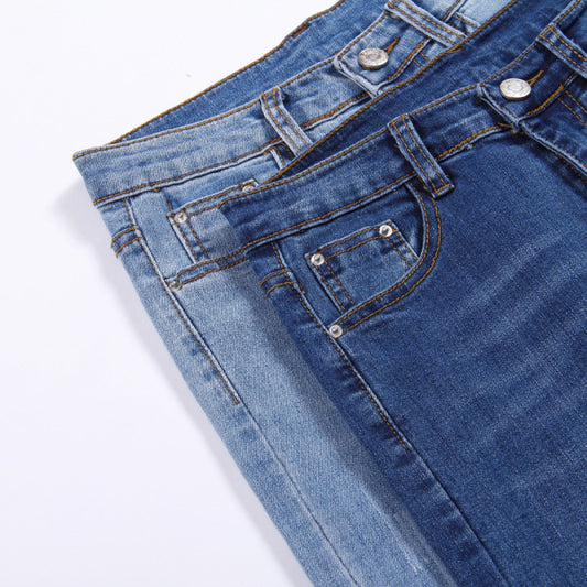 Women’s High-Waist Korean Jeans