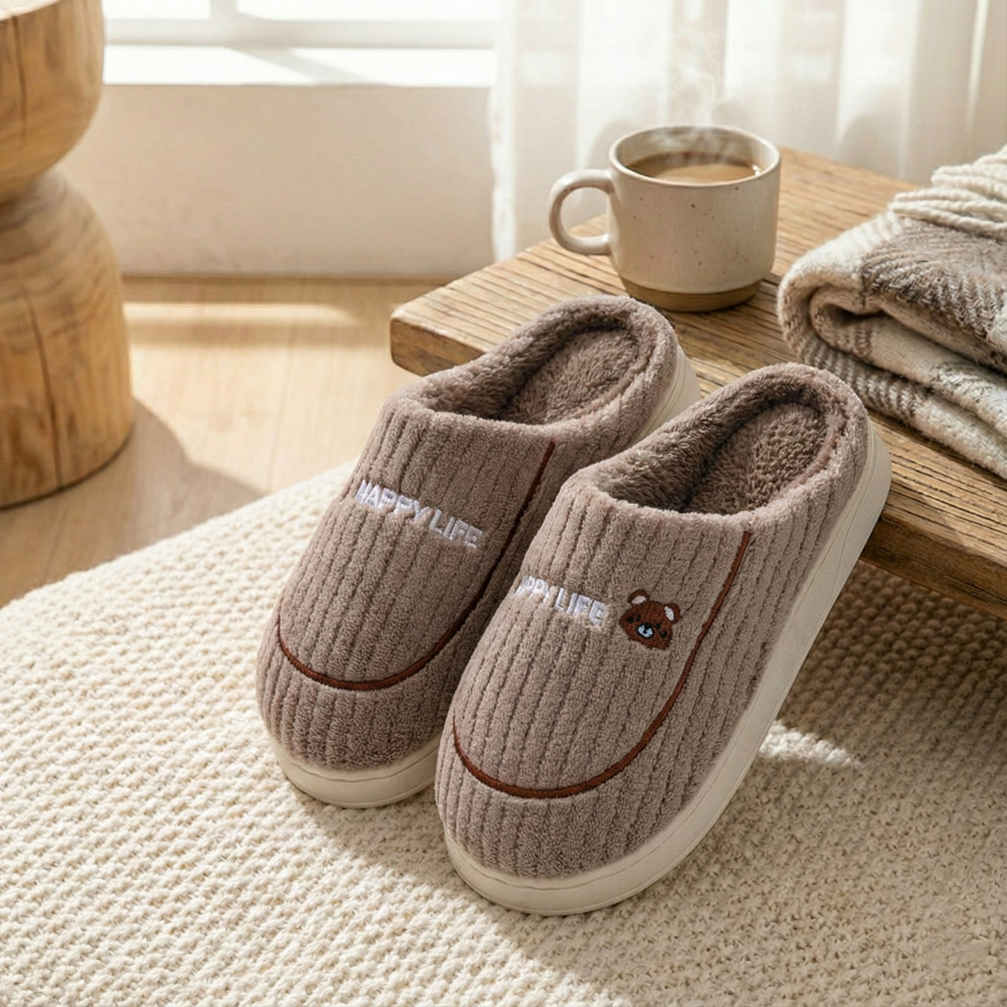 Indoor Plush Slippers