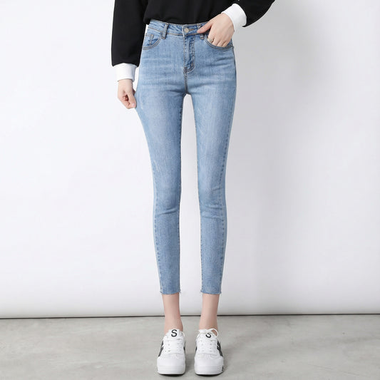 Women’s High-Waist Korean Jeans